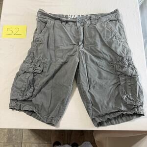 RAW X Men's Gray Cargo Shorts Size 34